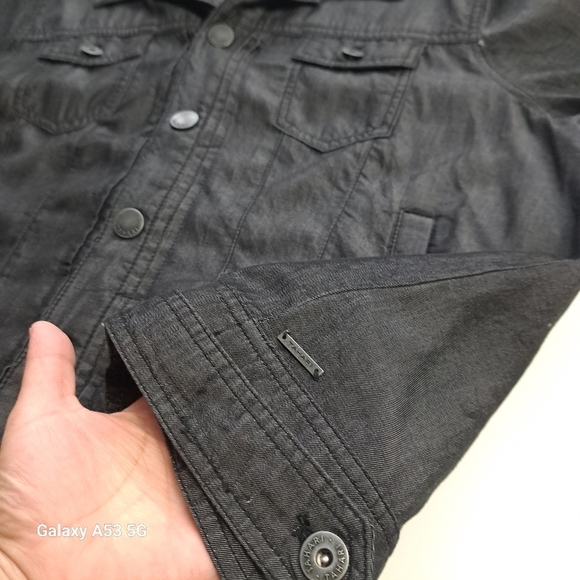 Tahari Women Soft Collared Neck Long Sleeve Jacket w Pockets Charcoal Size XL - Picture 14 of 14